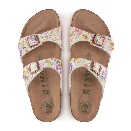 Birkenstock Sydney Vegan Birko-Flor Narrow Slide Sandal (Women) - Light Rose Sandals - Slide - The Heel Shoe Fitters