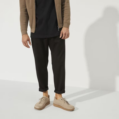 Birkenstock Honnef Low Lace Up (Unisex) - Light Sandcastle Perf Suede Dress-Casual - Lace Ups - The Heel Shoe Fitters