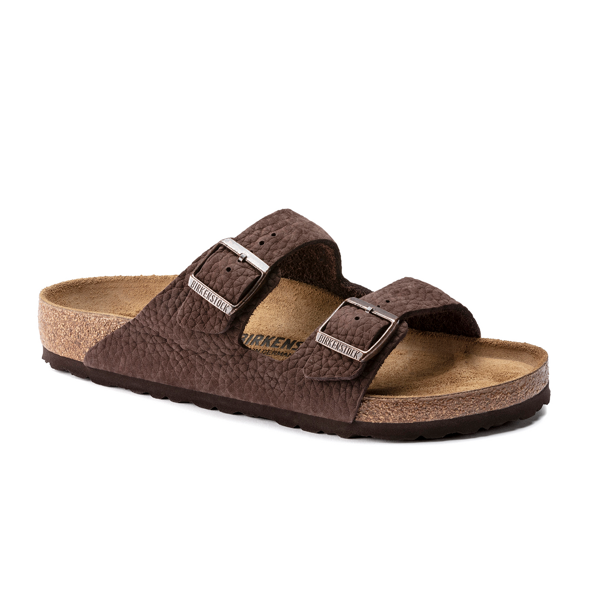 Birkenstock Arizona Slide Sandal (Men) - Desert Buck Roast Nubuck Sandals - Slide - The Heel Shoe Fitters