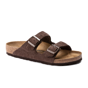 Birkenstock Arizona Nubuck Slide Sandal (Men) Sandal - Slide - The Heel Shoe Fitters