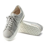 Birkenstock Bend Sneaker (Men) - Whale Gray Canvas Athletic - Casual - Lace Up - The Heel Shoe Fitters