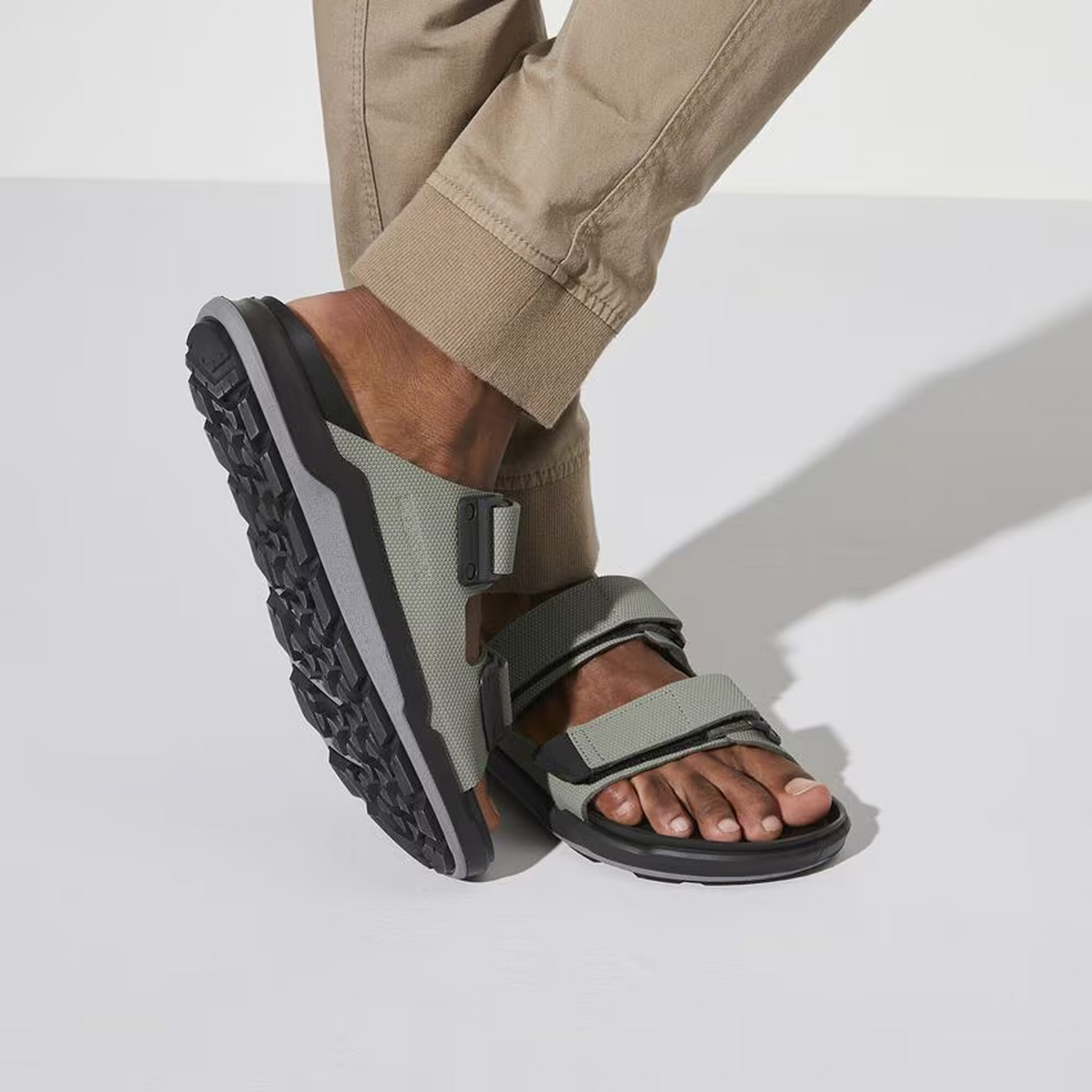 Birkenstock Atacama Slide Sandal (Men) - Khaki Birko-Flor Futura Sandal - Active - The Heel Shoe Fitters