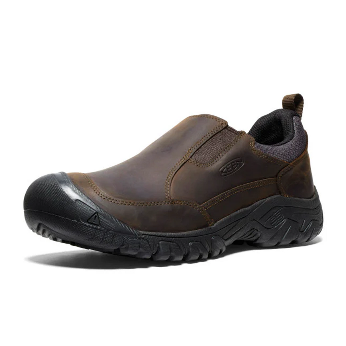 Keen Targhee III Slip On (Men) - Dark Earth/Mulch Dress-Casual - Slip Ons - The Heel Shoe Fitters