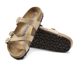 Birkenstock Franca Soft Footbed Narrow Slide Sandal (Women) - Sandcastle Nubuck Sandals - Slide - The Heel Shoe Fitters