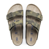 Birkenstock Arizona Soft Footbed Slide Sandal (Women) - Desert Soil Camo Green Birko-Flor Sandals - Slide - The Heel Shoe Fitters