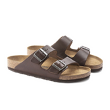 Birkenstock Arizona Grip Slide Sandal (Men) - Vintage Wood Roast Leather Sandals - Slide - The Heel Shoe Fitters