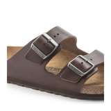 Birkenstock Arizona Grip Slide Sandal (Men) - Vintage Wood Roast Leather Sandals - Slide - The Heel Shoe Fitters