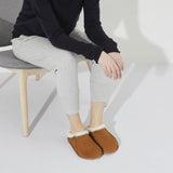 Birkenstock Zermatt Premium Slipper (Women) - Mink Suede/Natural Shearling Dress-Casual - Slipper - The Heel Shoe Fitters