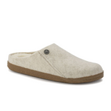 Birkenstock Zermatt Narrow Slipper (Women) - Ecru Wool/Natural Shearling Dress-Casual - Slippers - The Heel Shoe Fitters