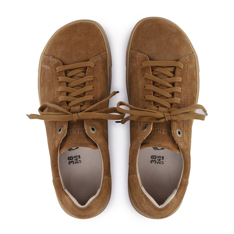 Birkenstock Bend Narrow Sneaker (Women) - Mink Suede Athletic - Casual - Lace Up - The Heel Shoe Fitters