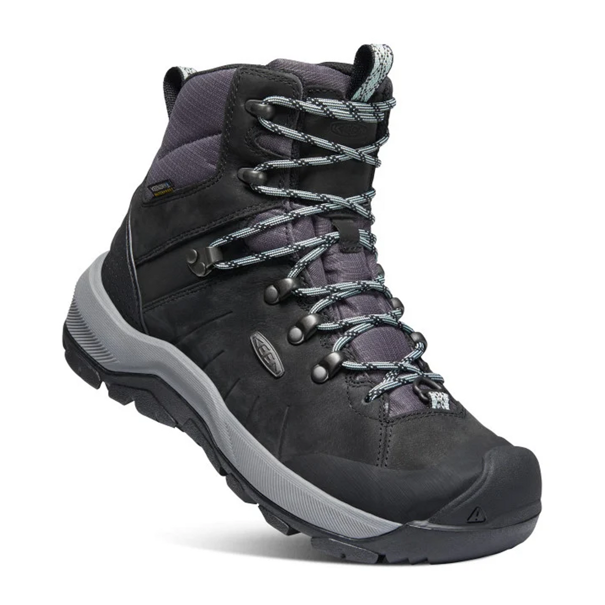 Keen Revel IV Mid Polar Boot (Women) - Black/Harbor Gray Boots - Winter - Mid Boot - The Heel Shoe Fitters