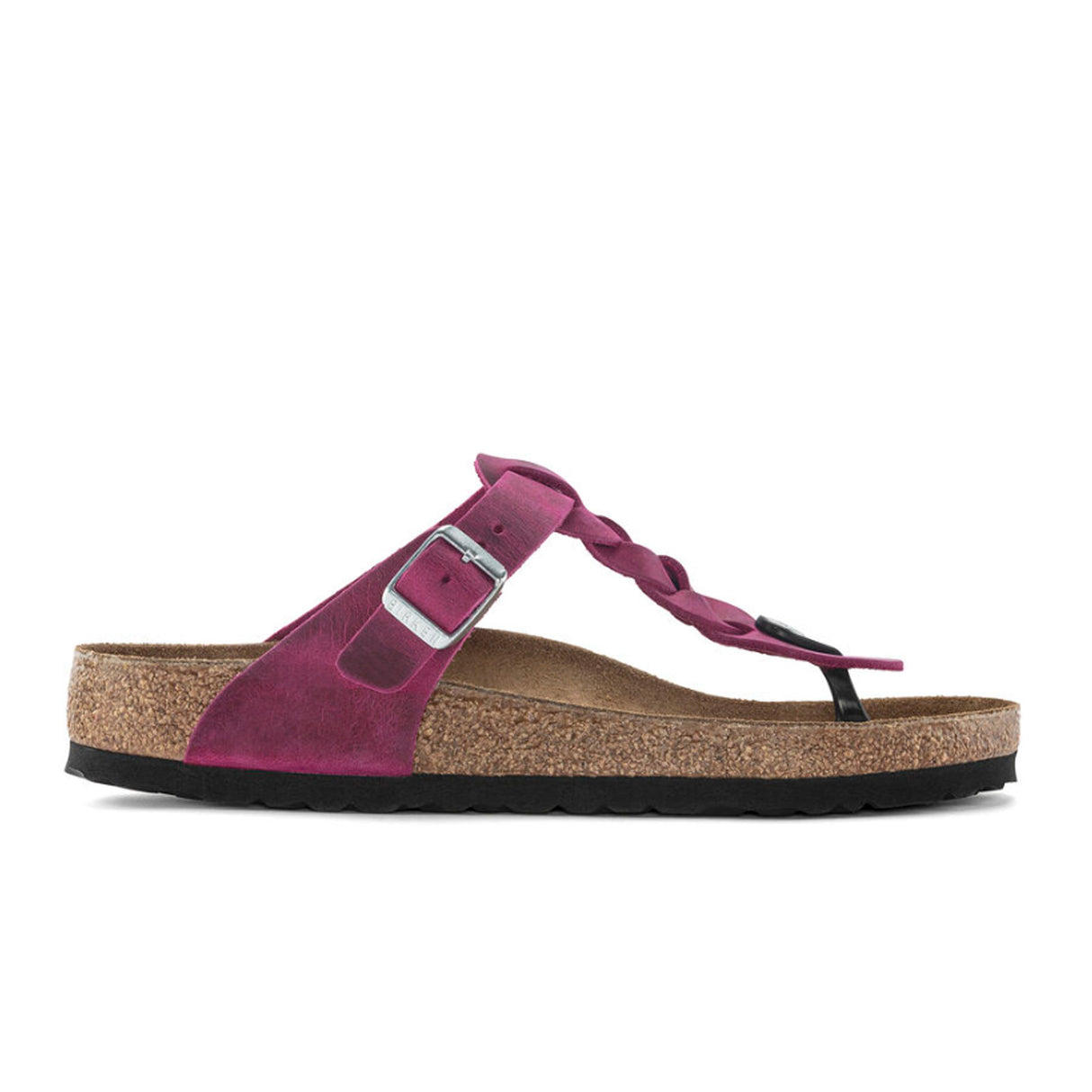 Birkenstock Gizeh Thong Sandal (Women) - Festival Fuchsia Oiled Leather Sandals - Thong - The Heel Shoe Fitters