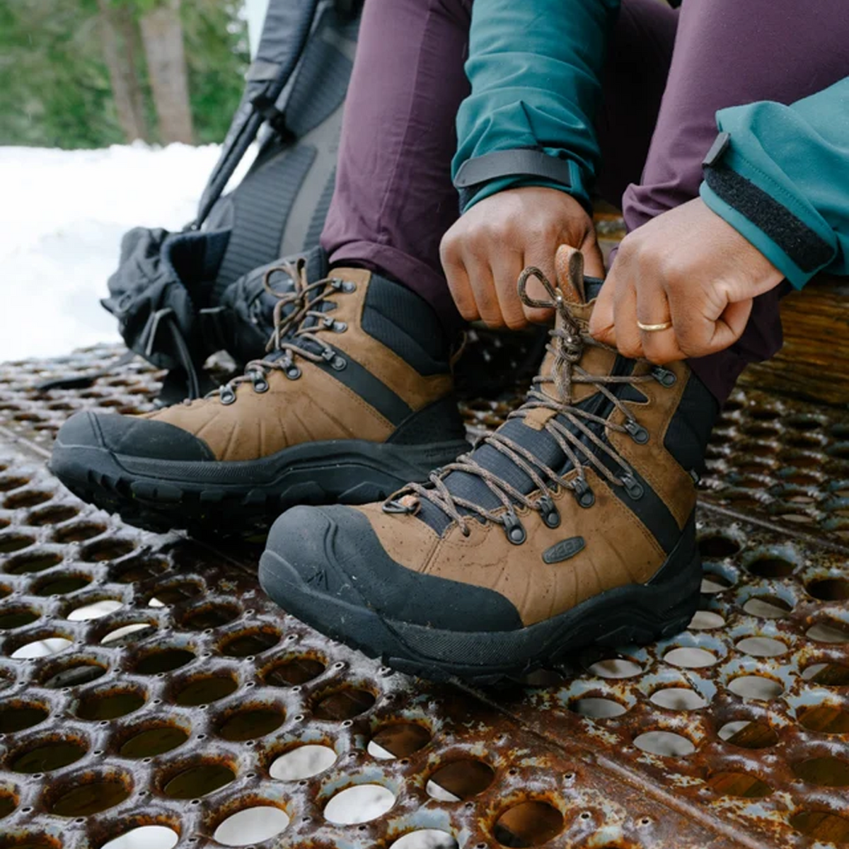 Keen Revel IV Mid Polar Boot (Men) - Dark Earth/Caramel Cafe