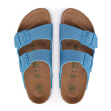 Birkenstock Arizona Vegan Slide Sandal (Women) - Sky Blue Microfiber Sandals - Slide - The Heel Shoe Fitters