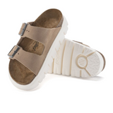 Birkenstock Arizona Chunky Slide Sandal (Women) - Warm Sand Suede Sandals - Slide - The Heel Shoe Fitters