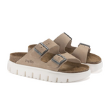 Birkenstock Arizona Chunky Slide Sandal (Women) - Warm Sand Suede Sandals - Slide - The Heel Shoe Fitters