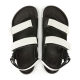 Birkenstock Tatacoa CE Backstrap Sandal (Men) - Black/White Birko-Flor Futura Sandals - Active - The Heel Shoe Fitters