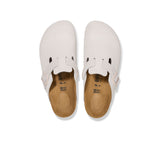 Birkenstock Boston Narrow Clog (Women) - Antique White Corduroy Dress-Casual - Clogs & Mules - The Heel Shoe Fitters