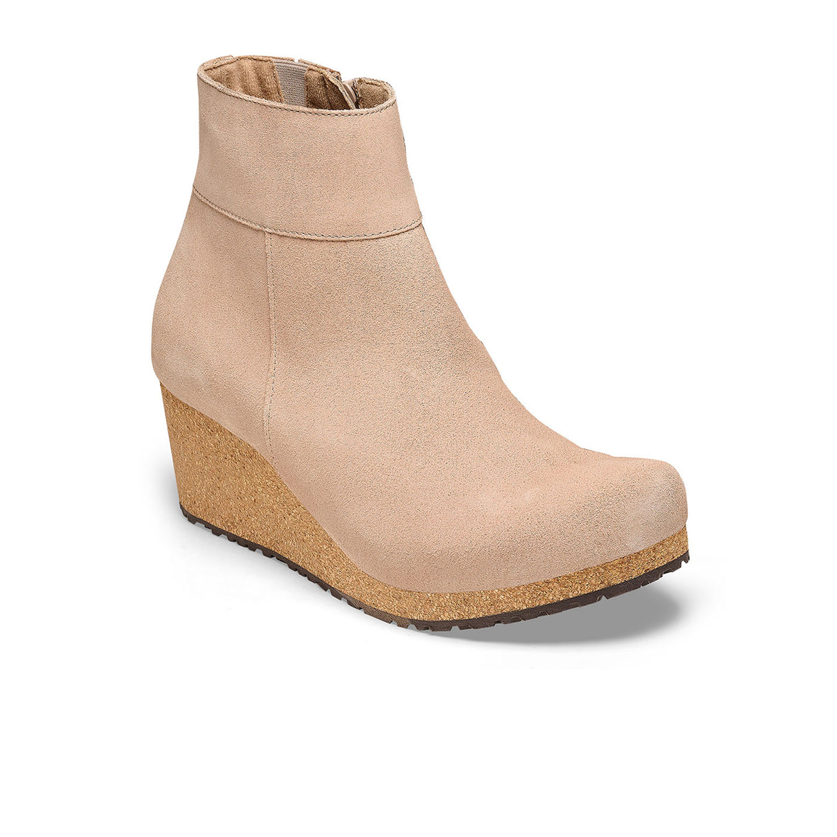 Birkenstock Ebba Wedge Boot (Women) - Warm Sand Suede Boots - Fashion - The Heel Shoe Fitters