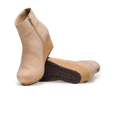 Birkenstock Ebba Wedge Boot (Women) - Warm Sand Suede Boots - Fashion - The Heel Shoe Fitters