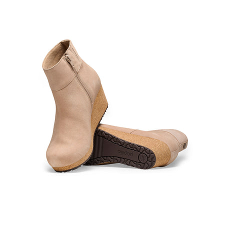 Birkenstock Ebba Boot (Women) - Warm Sand Suede Boots - Fashion - The Heel Shoe Fitters