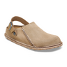 Birkenstock Lutry Narrow Slipper (Women) - Gray Taupe Suede Dress-Casual - Clogs & Mules - The Heel Shoe Fitters