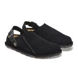 Birkenstock Lutry Narrow Slipper (Women) - Black Suede Dress-Casual - Clogs & Mules - The Heel Shoe Fitters