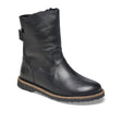 Birkenstock Uppsala Boot (Women) - Black Leather/Black Shearling Boots - Winter - Mid Boot - The Heel Shoe Fitters