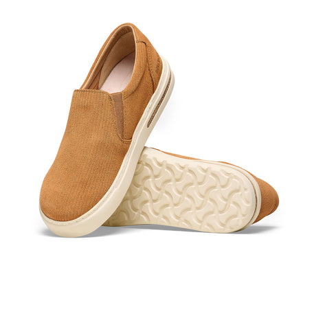 Birkenstock Oswego Narrow Slip On Sneaker (Women) - Corduroy Cork Brown Dress-Casual - Slip Ons - The Heel Shoe Fitters