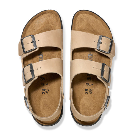 Birkenstock Milano Crosstown Backstrap Sandal (Women) - Tobacco Brown Oiled Leather Sandals - Backstrap - The Heel Shoe Fitters