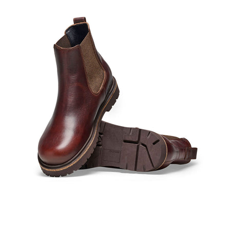 Birkenstock Highwood Deep Blue Chelsea Boot (Men) - Chocolate Leather Boots - Casual - Low - The Heel Shoe Fitters