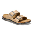 Birkenstock Arizona Rugged Slide Sandal (Women) - Tobacco Oiled Leather Sandals - Slide - The Heel Shoe Fitters