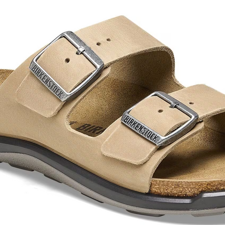 Birkenstock Arizona Crosstown Slide Sandal (Women) - Tobacco Oiled Leather Sandal - Slide - The Heel Shoe Fitters