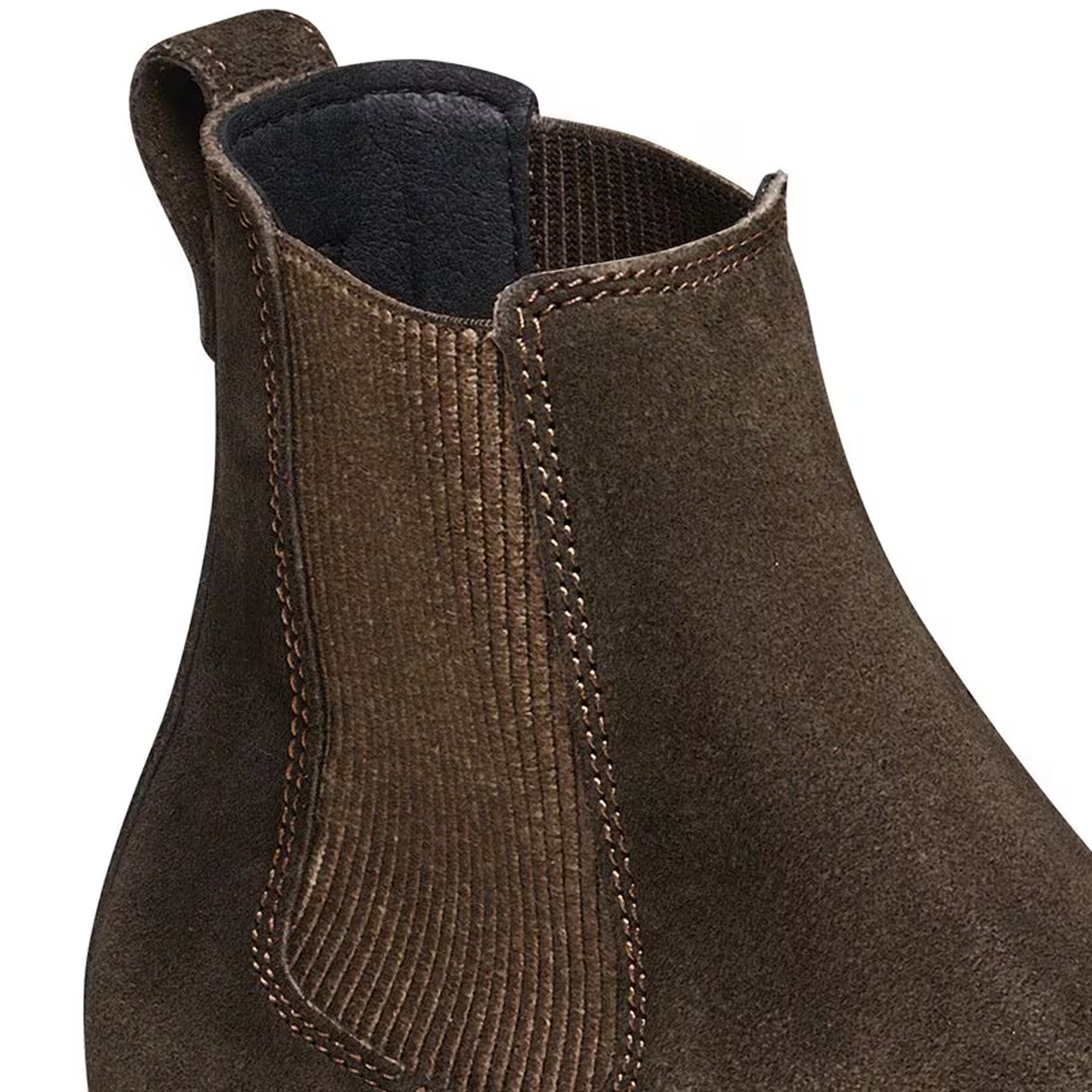 Birkenstock Highwood Deep Blue Chelsea Boot (Women) - Mocha Suede Boots - Casual - Mid - The Heel Shoe Fitters