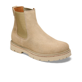 Birkenstock Highwood Chelsea Boot (Women) - Taupe Suede Boots - Casual - Mid - The Heel Shoe Fitters