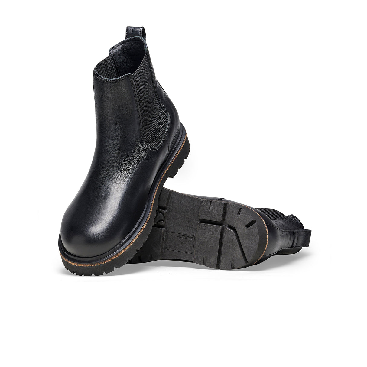 Birkenstock Highwood Deep Blue Chelsea Boot (Men) - Black Leather Boots - Casual - Low - The Heel Shoe Fitters