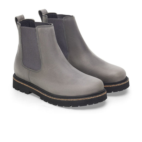 Birkenstock Highwood Deep Blue Chelsea Boot (Women) - Graphite Nubuck Boots - Casual - Low - The Heel Shoe Fitters