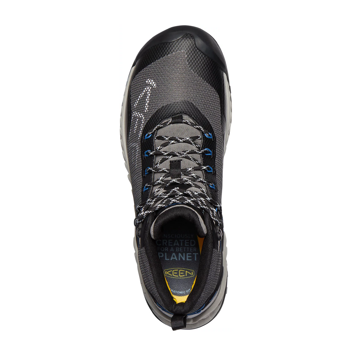 Keen NXIS EVO Mid Waterproof Hiking Shoe (Men) - Magnet/Bright Cobalt