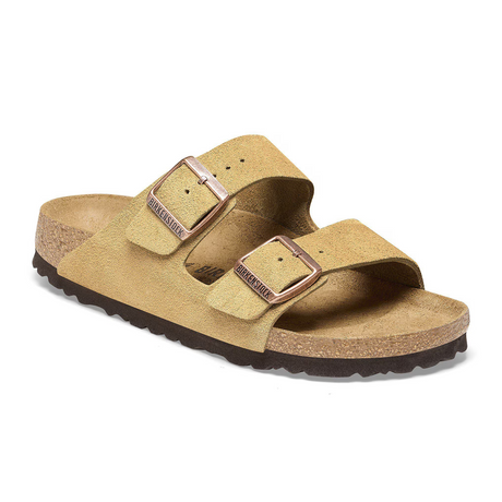 Birkenstock Arizona Suede Slide Sandal (Women) Sandal - Slide - The Heel Shoe Fitters