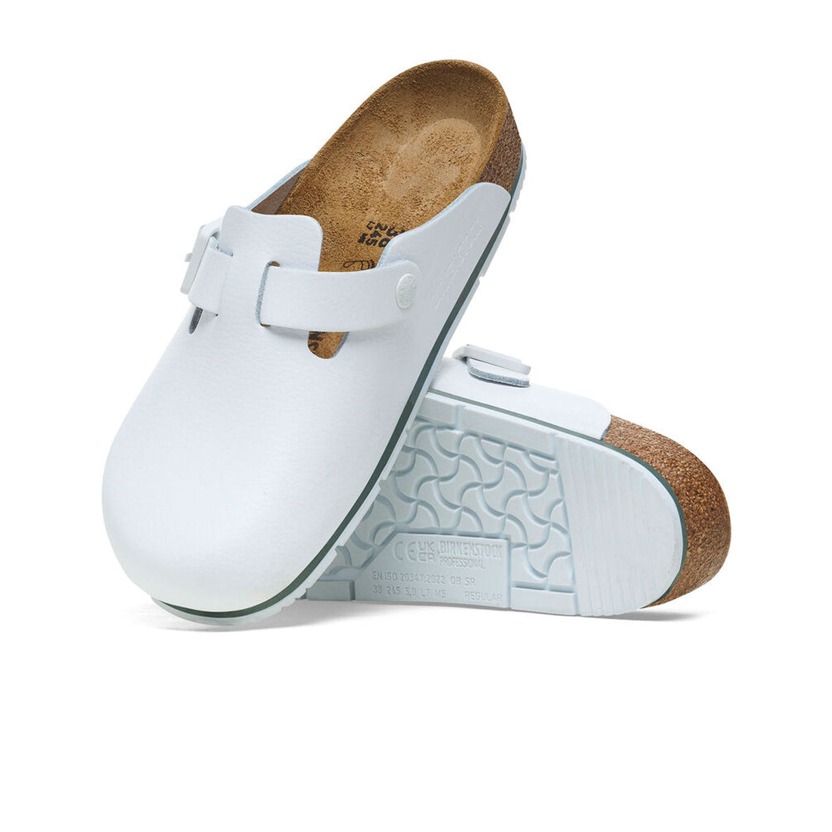 Birkenstock Boston Pro Narrow Clog (Women) - White Dress-Casual - Clogs & Mules - The Heel Shoe Fitters