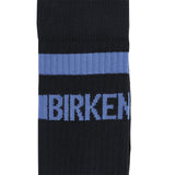 Birkenstock Cotton Stripe Crew Sock (Unisex) - Black Accessories - Socks - Lifestyle - The Heel Shoe Fitters