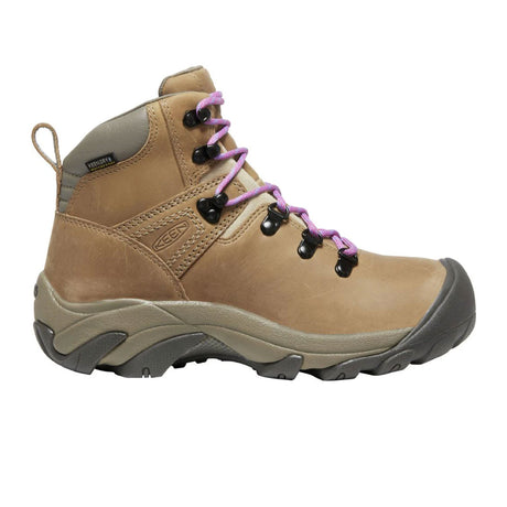 Keen Pyrenees Mid Hiking Boot (Women) - Safari/English Lavender Boots - Hiking - Mid - The Heel Shoe Fitters