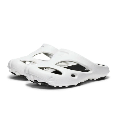 Keen Shanti Slide (Women) - White/Black Sandal - Slide - The Heel Shoe Fitters