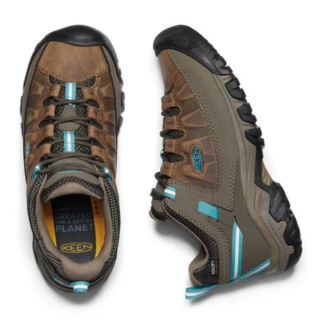 Keen Targhee III Waterproof Low Hiking Shoe (Women) - Toasted Coconut/Porcelain Hiking - Low - The Heel Shoe Fitters
