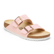 Birkenstock Arizona Sandal (Women) - Embossed Lizard Light Rose Birko-Flor Sandals - Slide - The Heel Shoe Fitters