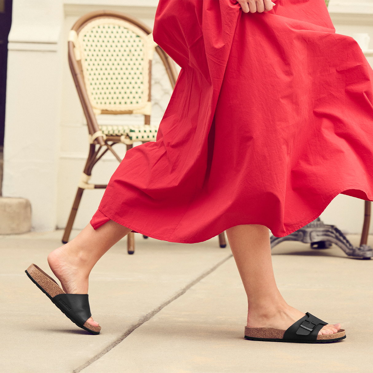 Birkenstock Catalina Narrow Slide Sandal (Women) - Black Birko-Flor Sandal - Slide - The Heel Shoe Fitters
