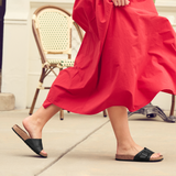 Birkenstock Catalina Narrow Slide Sandal (Women) - Black Birko-Flor Sandal - Slide - The Heel Shoe Fitters