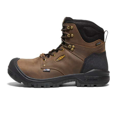 Keen Utility Independence 6" Waterproof Composite Toe Boot (Men) - Dark Earth/Black Boots - Work - 6 Inch - The Heel Shoe Fitters