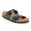 Birkenstock Sydney Slide Sandal (Women) - Graceful Licorice Birko-Flor Sandals - Slide - The Heel Shoe Fitters