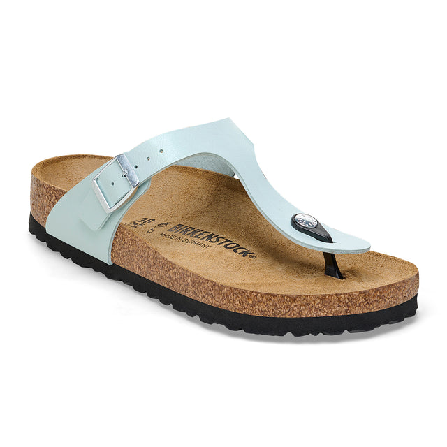 Birkenstock Gizeh Sandal (Women) - Graceful Surf Green Birko-Flor Sandals - Thong - The Heel Shoe Fitters